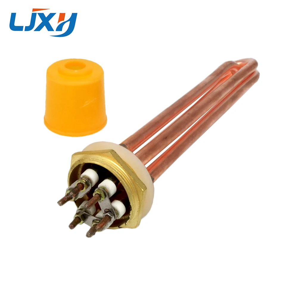 Najtaniej Rura miedziana 110 V 220 380 element podgrzewający wodę withDN32 1.2 cal gwint miedzi dla termostatu bojler 3KW 4.5KW 6KW 9KW 12KW