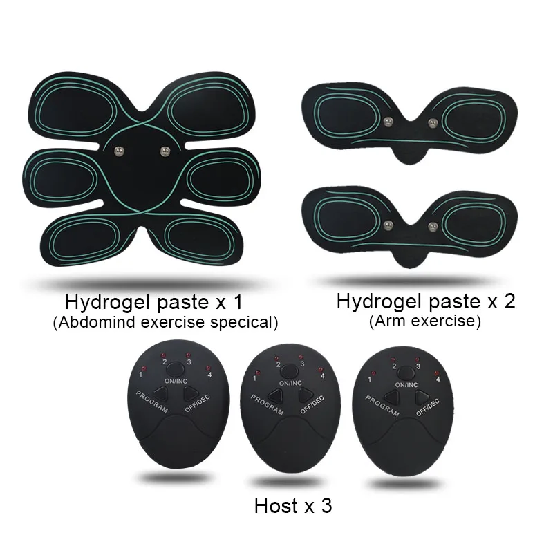 Smart EMS Electric Pulse Fitness Tools Wireless Sports Muscle Stimulator Fitness Abdominal Abdominal Exercise For Fitness 30