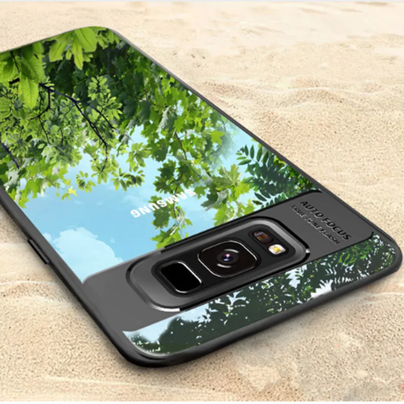 EMIUP Slim Case for Samsung Galaxy S8 S8 Plus Transparent PC & TPU Silicone Phone Coque Cases for Samsung S8 Plus S8 Cover Case cases-for-s8+