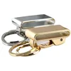 Belt Key Rings Buckle Clip for Belt Double Loops Car Keychain Key Fob Key Chain Ring Gold Silver Color Gift Box ► Photo 2/6