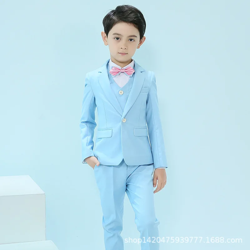 

2019 children's suit suit boy flower girl dress piano costumes big children Korean version of the small suit jacket autumn