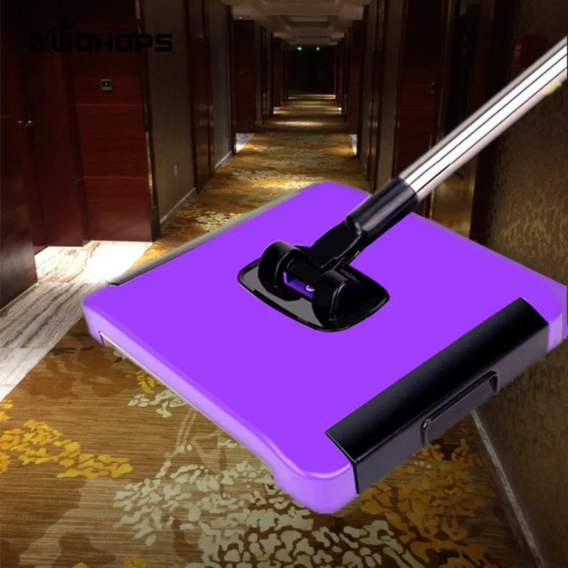2019 NEW Household Hand Push Carpet Sweeping Hair Lint Spinning Sweepers Brush Magic Broom Machine Without Electricity