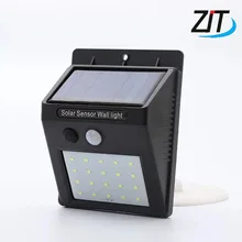 

20 LED Solar Light Human Infrared PIR Motion Sensor Wall Lamp Security Outdoor Lighting Waterproof IP65 Garden Lamp for Pathway
