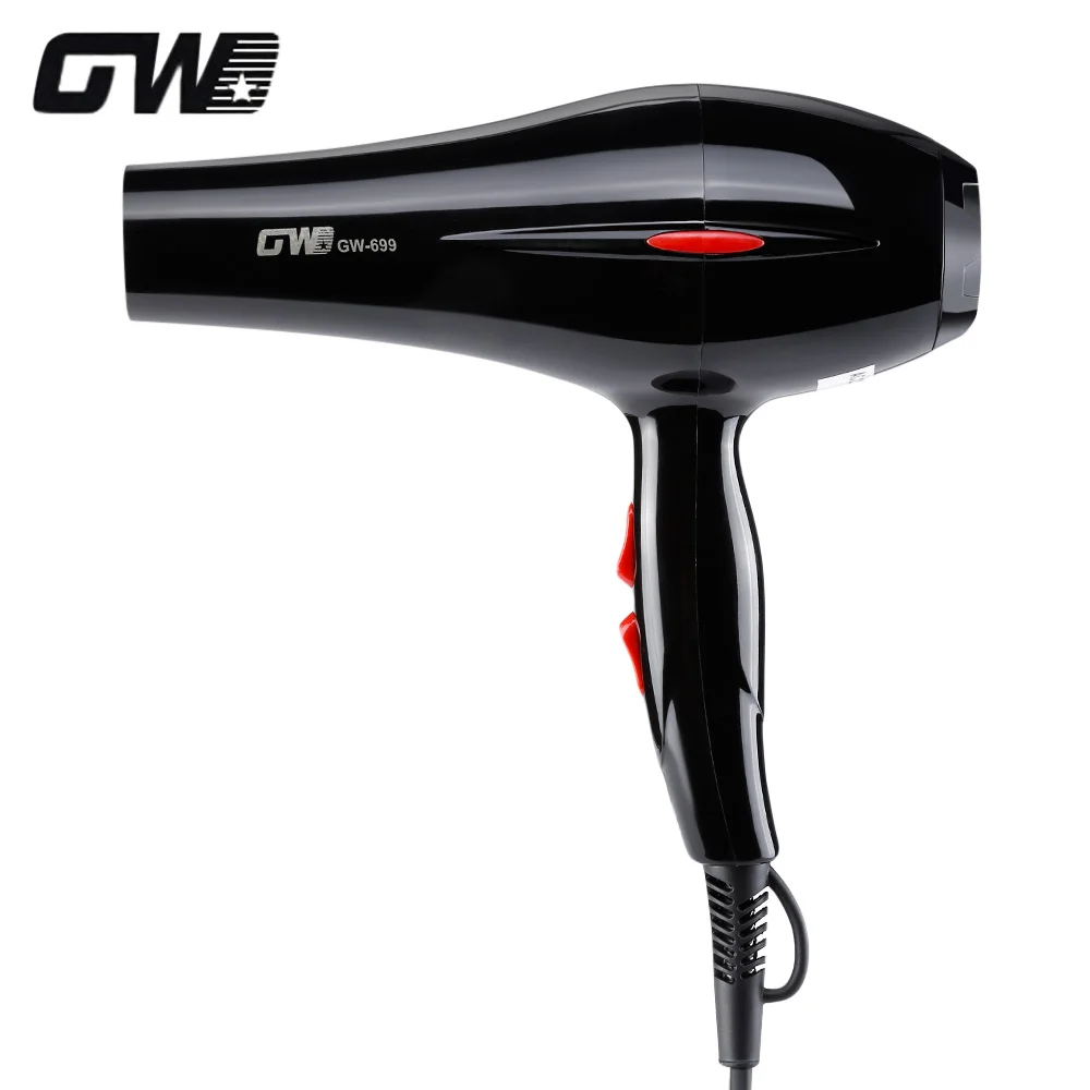 GUOWEI GW 699 Mini professional Hair Dryer 2000W Collecting Nozzle 220V
