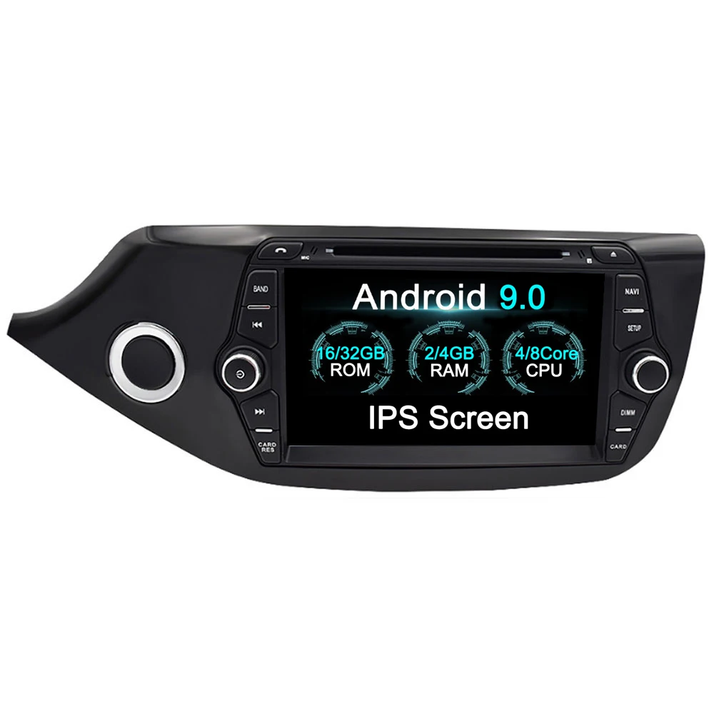 Автомобильный DVD-плеер 4 + 32 ГБ Android 9 0 для KIA CEED 2013 2014 2015 2016 радио Ibiza GPS навигация по