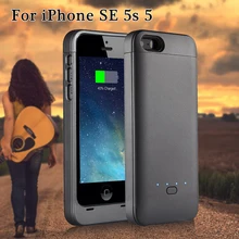 for iPhone 5 s Battery Cases XCOMM MFI 2200mAh External Battery Pack Charger Case for iPhone SE 5s 5 – White