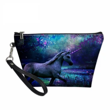 

NOISYDESIGNS designer cosmetic bag Cases Unicorn Sweet Make Up Functional Case Travel Organizers Bags Teens Girls Toiletry Bag
