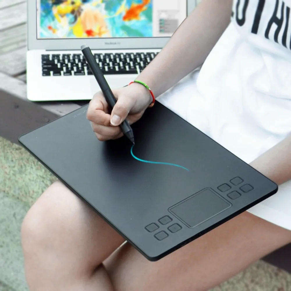  Tableta de dibujo veekk a50 lápiz Digital con pluma pasiva de 8192 niveles Compatible con la mayorí