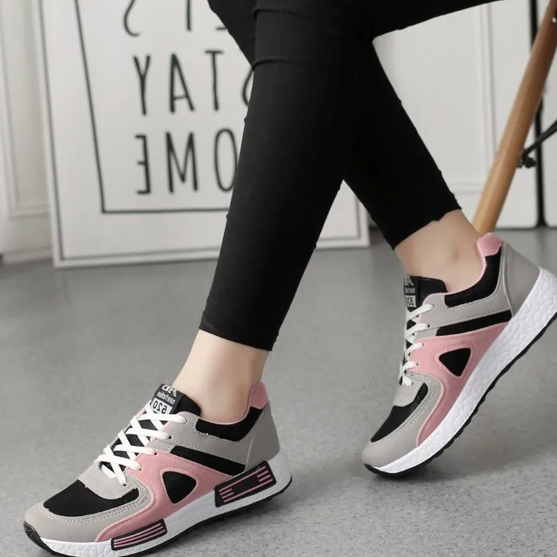 

Women Sneakers New 2019 Fashion Casual Shoes Woman Comfortable Breathable White Flats Female Sneakers Chaussure Femme