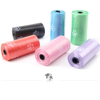 

15Rolls 300pcs printing Pet garbage bags Pouch pickup Dogs pick up their dung Shit bag environmental protection Shit garbage bag
