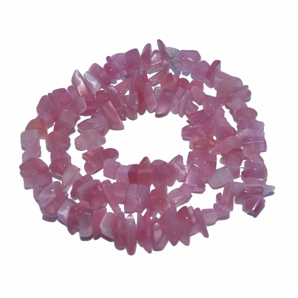 Natural stone beads 5-8MM Irregular Shape Freeform Chip Bead Pink Quartz Amethysts Agates Lapis lazuli For Jewelry Making DIY Bracelet