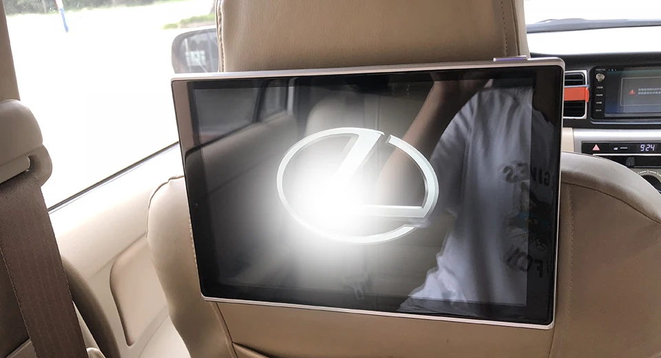 Flash Deal Car Electronics Intelligent System DVD Player Android Headrest With Monitor For Lexus ES Class TV Screen 11.8 inch 2PCS 0
