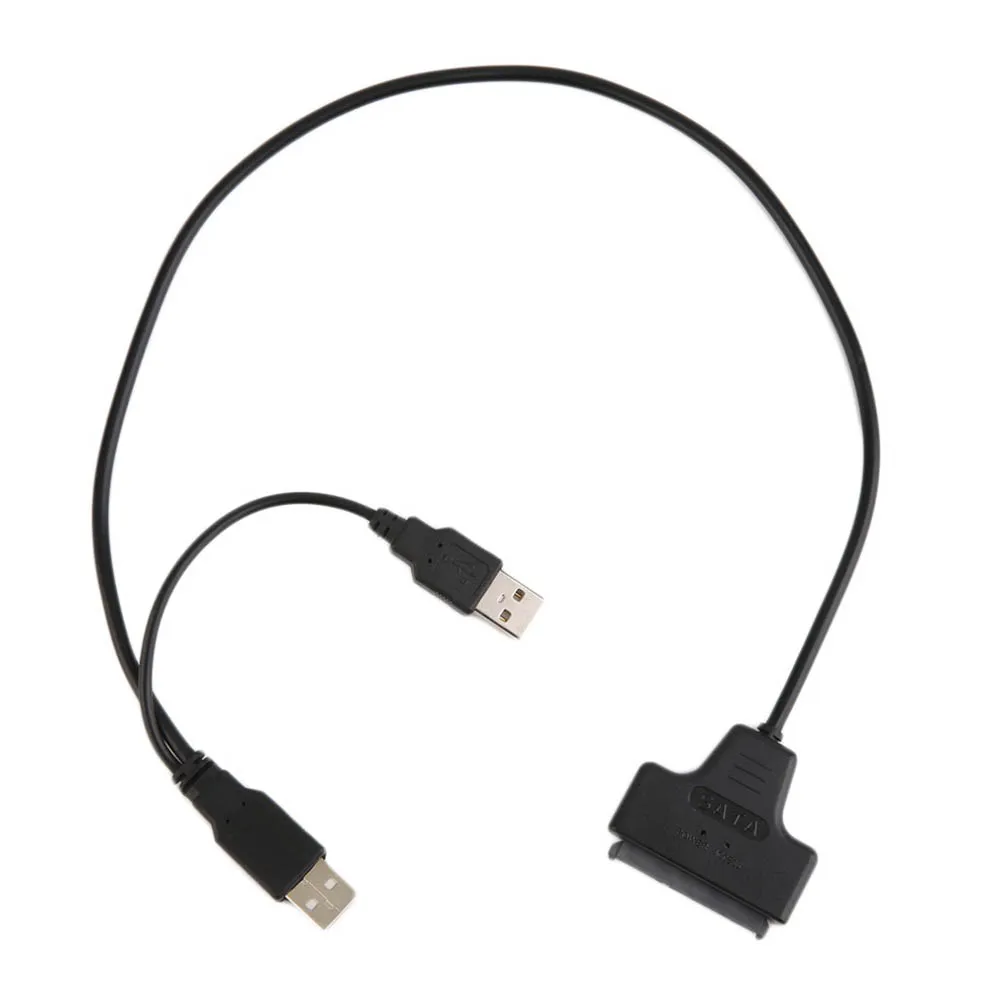 Новый USB 2,0 на SATA 22Pin кабель для 2,5 дюймов HDD жесткий диск твердотельный накопитель