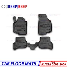 Для сиденья Altea 2005-2009 автомобильные коврики ковры авто коврик пыленепроницаемый водонепроницаемый автомобильный Стайлинг Защита для интерьера
