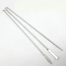 3pcs 22cm Stainless Steel Microscale Medicinal Spoon Experiment Pharmacy Lab Use