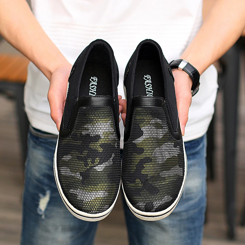 

2017 New Arrival Spring Swag Comfortable Breathable Camouflage Men Casual Lightweight Men Shoes Quality Pattern Urban