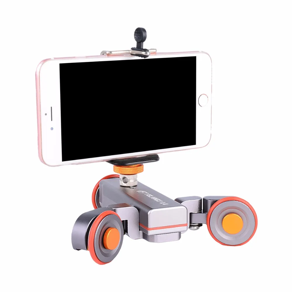 YELANGU L4X Wireless Remote Motorized Electric Track Slider Dolly Car Video Pulley Rolling Skater for DSLR Camcorder Cellphone YELANGU L4X Wireless Remote Motorized Electric Track Slider Dolly Car Video Pulley Rolling Skater for DSLR Camcorder Cellphone