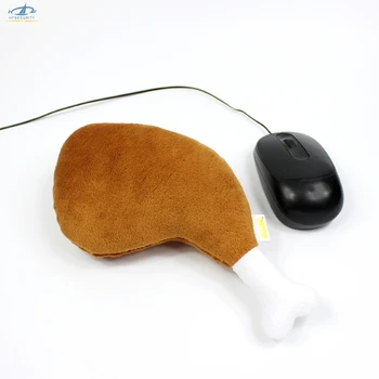 

[HFSECURITY] 21 * 10 Cm Chicken Legs Wrist Pad Birthday Gift For Girls Boys Soft PP Cotton Comfortable Funny Wrist Pad