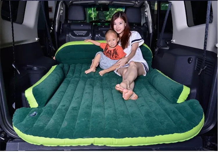 

SUV Inflatable Mattress With Air Pump Travel Camping Moisture-proof pad Car Back Seat Sleeping Rest Mattress Car Sex Bed