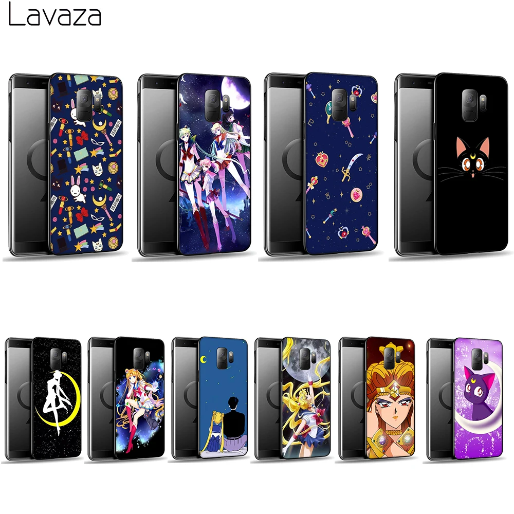 

Lavaza Sailor Moon Soft Case for Galaxy A3 A5 2016 2017 A6 plus A7 A8 A9 J6 2018 A10 30 40 50 70