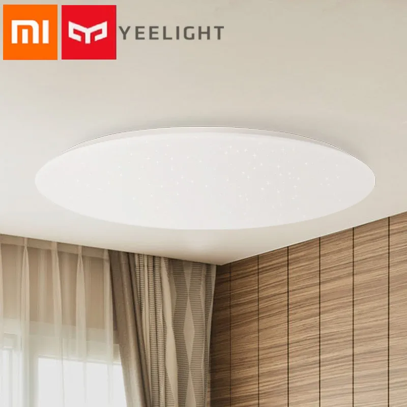 Xiaomi Yeelight JIAOYUE 450 мм светодиодный умный потолочный светильник пылезащитный Поддержка Bluetooth пульт дистанционного управления приложение