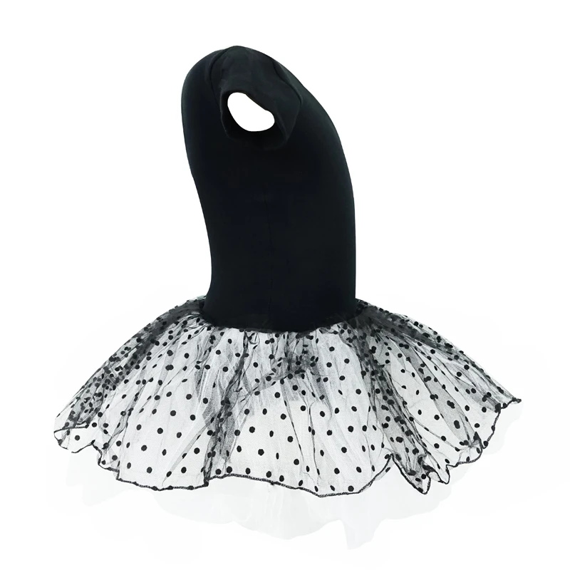2018 Wave Point Ballet Tutu Dress For Girls Children Dancing Clothes Gymnastic Dress Stage Leotards Costumes Cotton Spandex 2522 profile