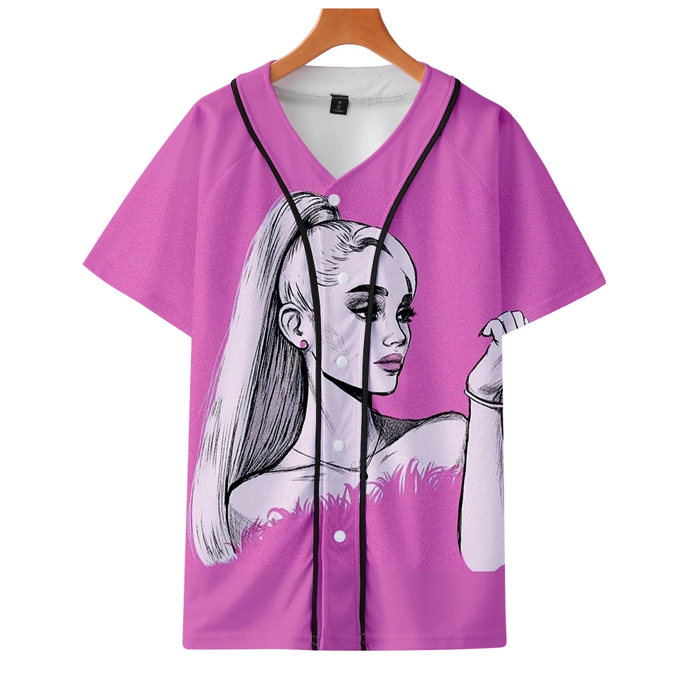 Ariana Grande 3D бейсбольная Толстовка Harajuku бейсбольные куртки мужская одежда свитшот с