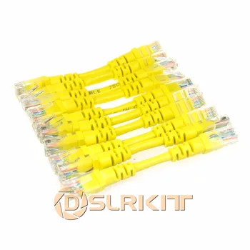 

Lot 10 cables 1inch 2.5cm 568B CAT5E UTP Ethernet RJ45 Patch Cable Network Cable