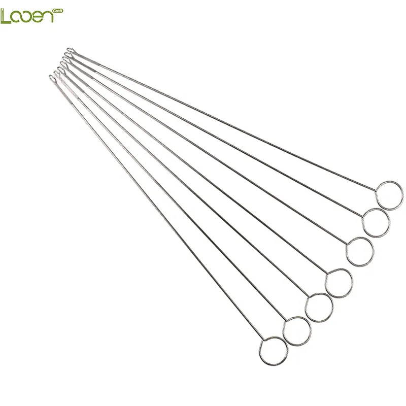 Looen 2pcs Sewing Needles Embroidery Beading Tapestry Household DIY Hand Stitching Crochet Hook Set Tool Kit Sewing Accessories  (3)