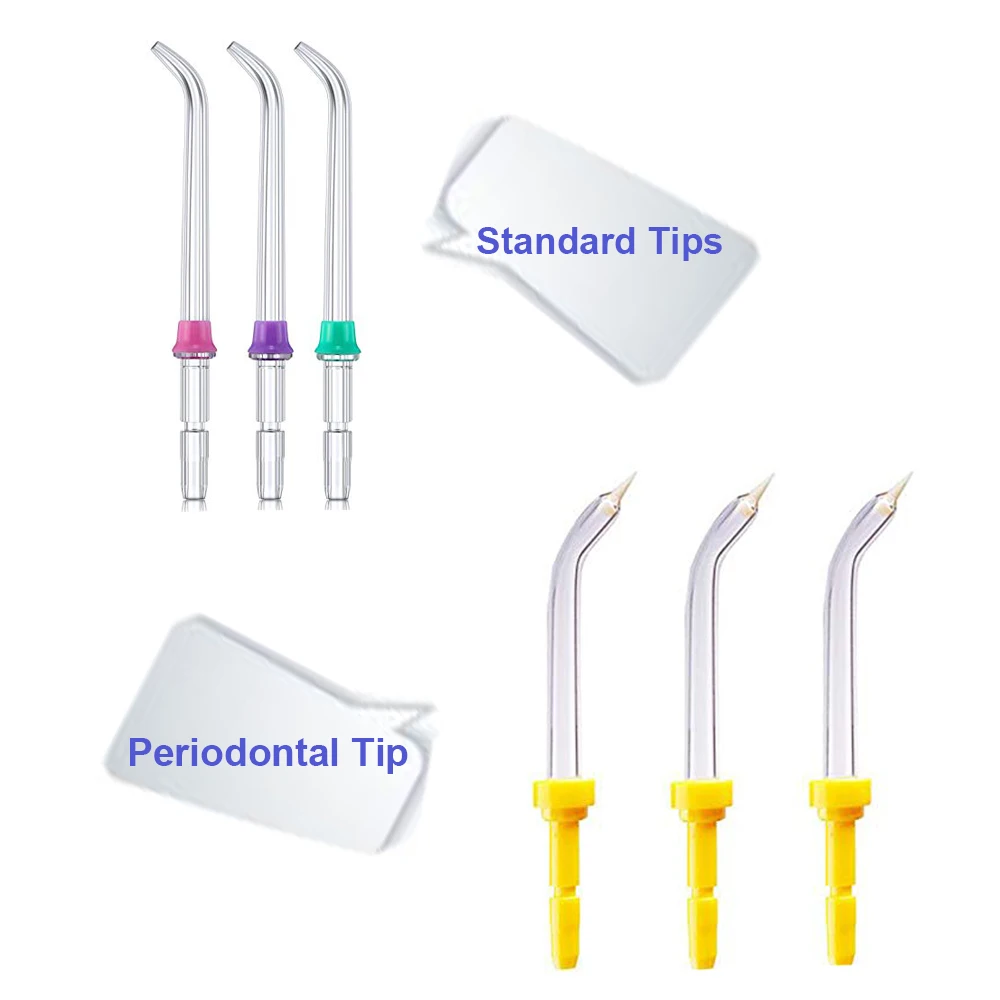 12 pcs Waterpulse Waterpik Nicefeel Flycat Jet Tips Replacement Nozzles Dental Water Flosser Oral Irrigator Hygiene Accessories
