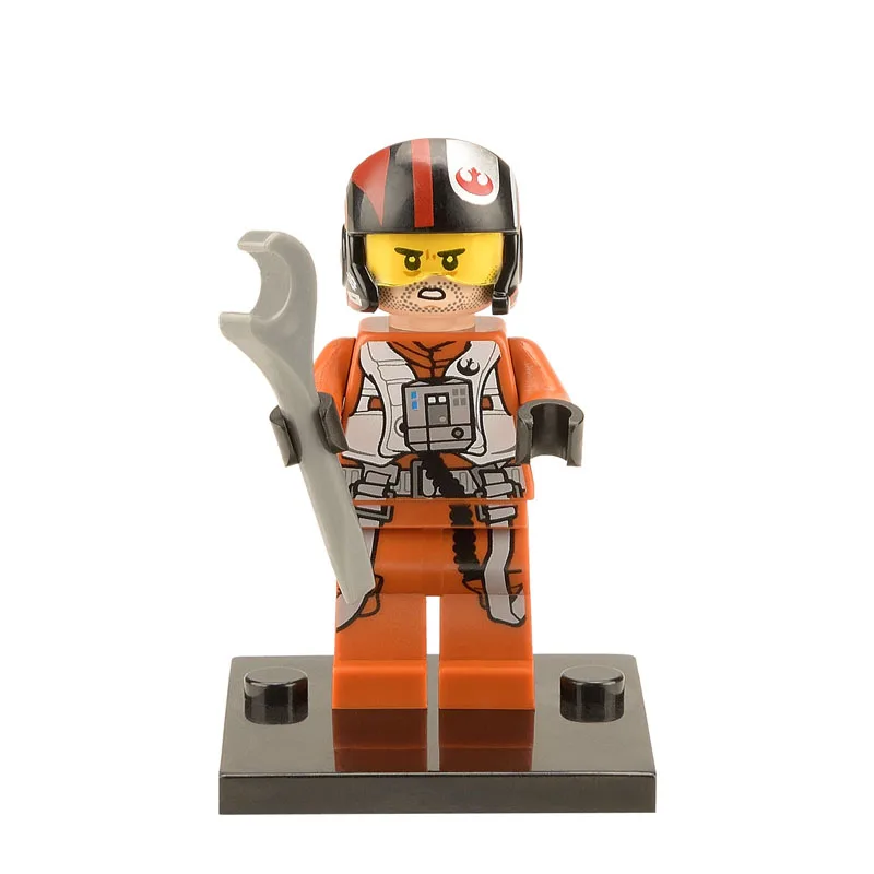 Poe Dameron Star Wars VII Single Sale The Force Awakens Starwars Building Blocks Set Bricks Toys