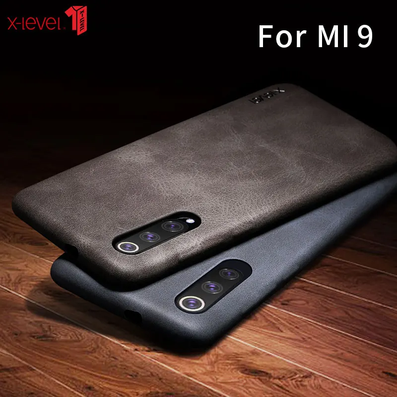 

X-Level For Xiaomi Mi 9 SE Case Original Vintage Cases Luxury PU Leather Ultra thin Case For Xiaomi Mi 9 Mi9 SE Back Cover Coque