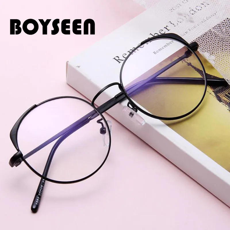 

BOYSEEN New cat ears cute glasses frame personality Flat mirror Optical glasses With near glasses frame 1881