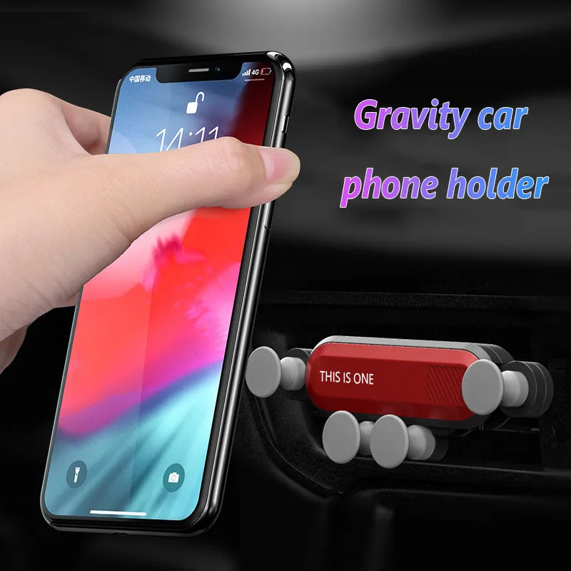 

Gravity Car phone Holder Car Air Vent Mount Holder Mobile Phone Stand Universal Smartphone Holder For iPhone Samsung Huawei