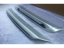 For Nissan Qashqai J11 2014 2015 2016 (Rear part with radar hole) front and rear bumper skid protector guard plate 2pcs