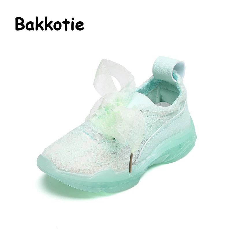 Bakkotie 2018 детей Pu кожаные принцессы со шнуровкой тапки детские модные спортивная
