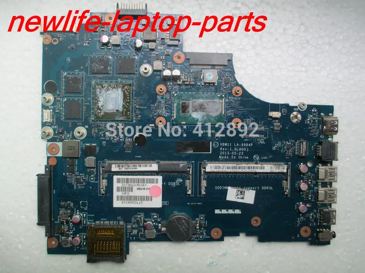 original for 5737 motherboard VBW11 LA 9984P DDR3 maiboard 100 test fast ship