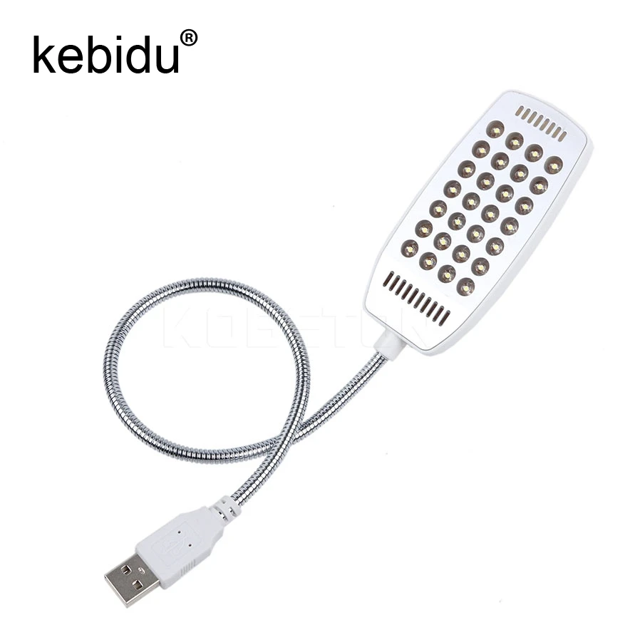 Kebidu USB Light Компьютер лампы гибкая Яркий Мини 28 LED для Тетрадь компьютер PC супер яркий