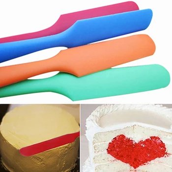 

NewMixer Silicone Cake Sugarcraft Cream Butter Spatula Mixing Batter Scraper Baking Tool 7KHF