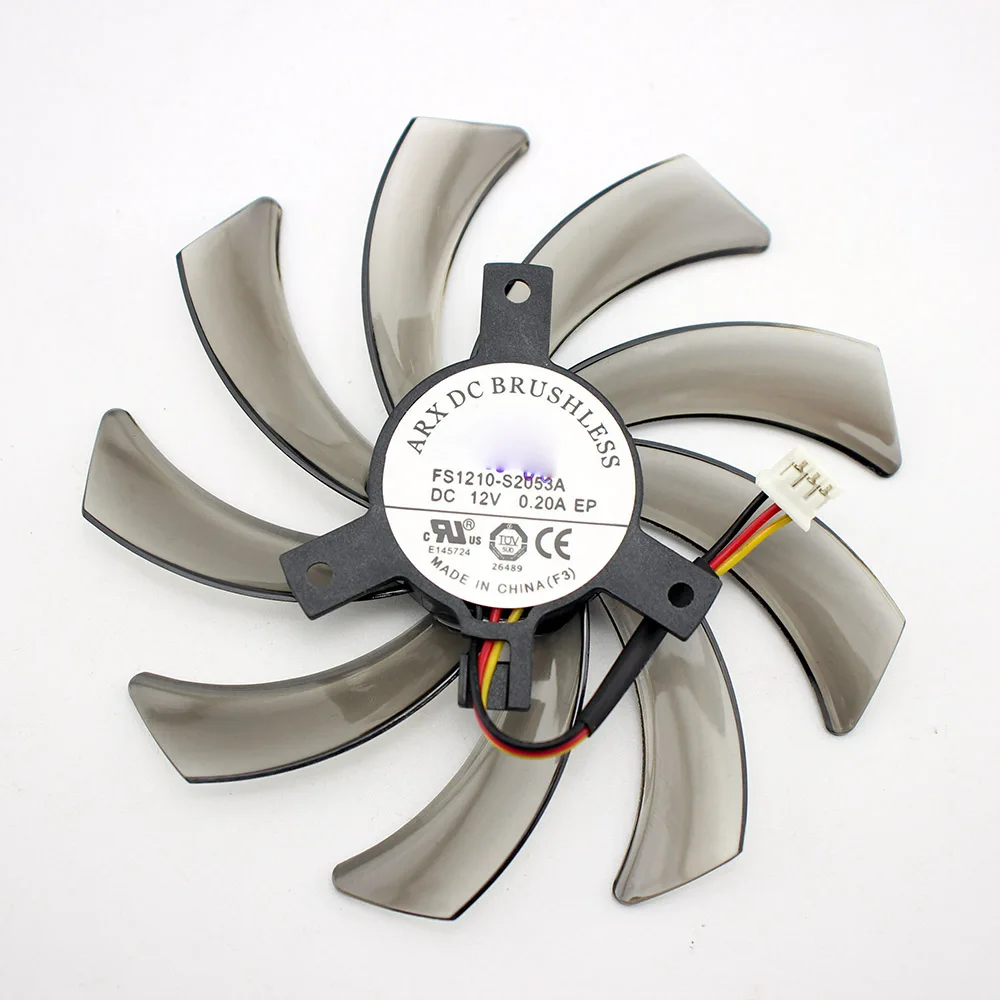 Original for GIGABYTE GTX 750 ti HD 7750 7790 R9 285 graphics card fan FS1210-S2053A 12V 0.20A pitch 40mm diameter 95mm