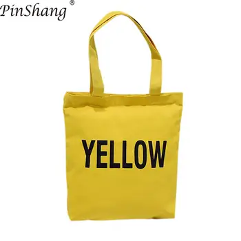 

PinShang Women Handbag Girl Canvas Letters Printing Fashionable Stylish Single-Shoulder Bag Travel Casual Hand Bag For Women Z40