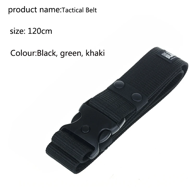 600D Nylon Adjustable Survival Men Heavy Duty Combat Waistband Army Military Tactical Hunting Belts