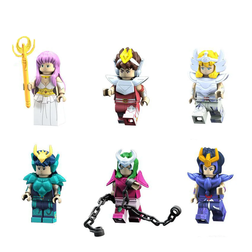 

Marvel's The EvengersLegoings Super HeroesOriginal anime man Saint Seiya Athena Glacier Zilong Yihui