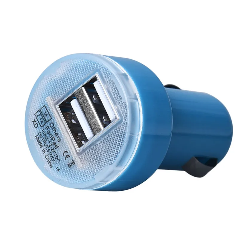 

Factory price High Quality New Bullet Adaptor Dual USB 2-Port Car Charger For iPhone iPod Touch BU Drop Shipping Wholesale