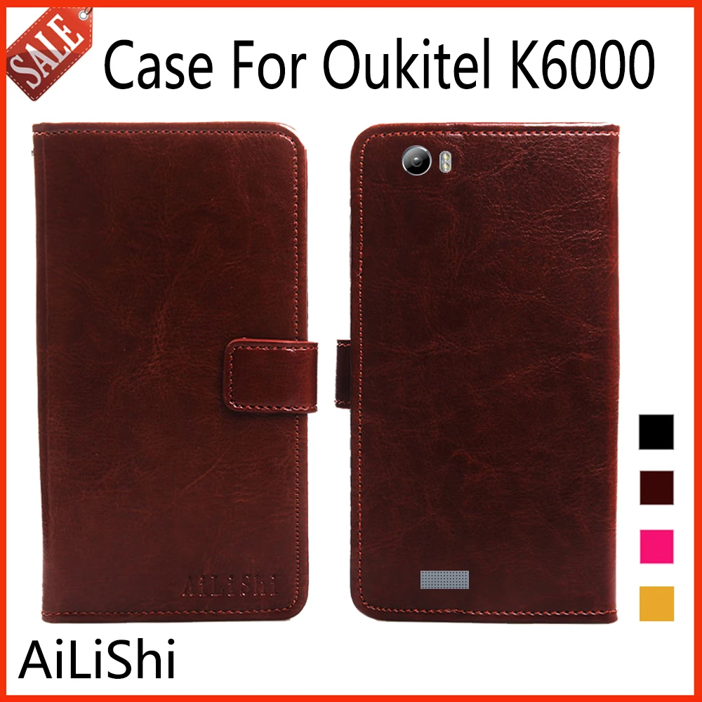 

AiLiShi Leather Case For Oukitel K6000 Case Flip Protective Cover Phone Bag Luxury Wallet With Card Slot!