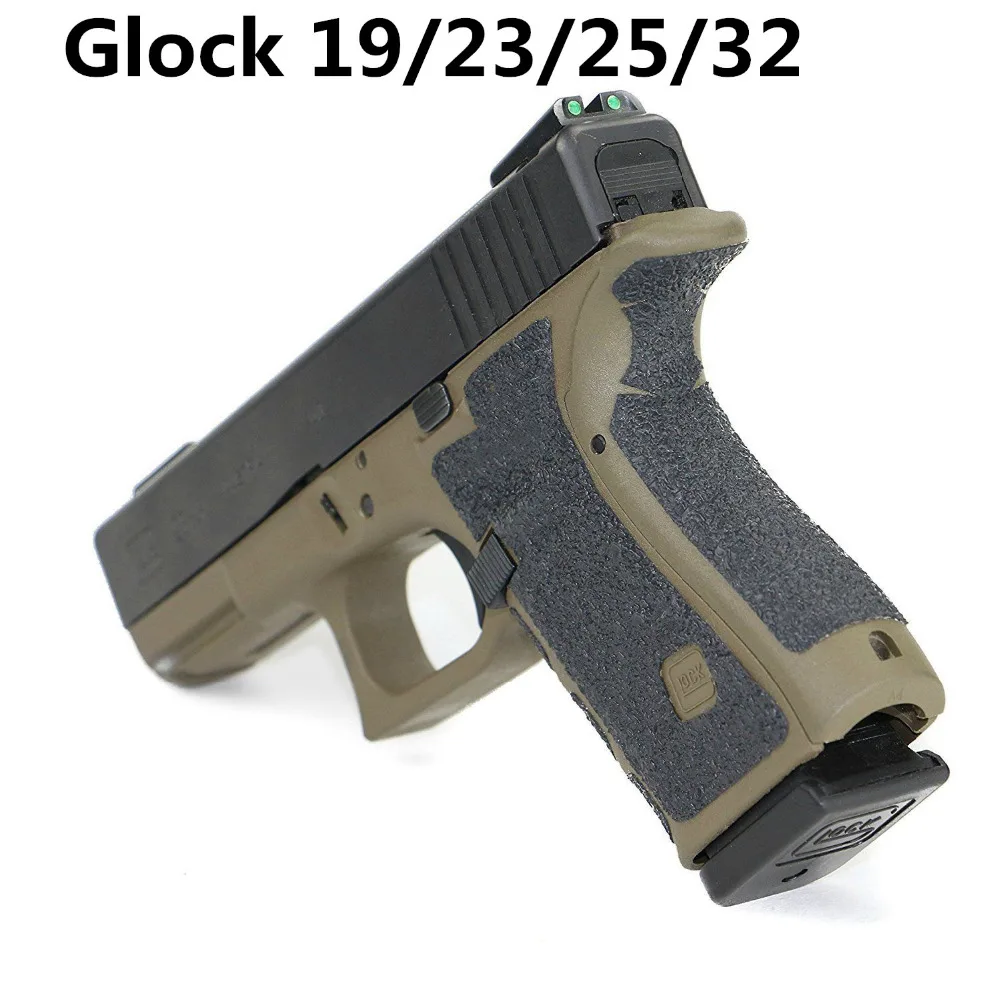 Glock нескользящая резиновая текстурированная пленка для ленты перчатки для G17 19 20 21 22 25 26 27 33 43 кобура 9 мм пистолет Охотничьи аксессуары