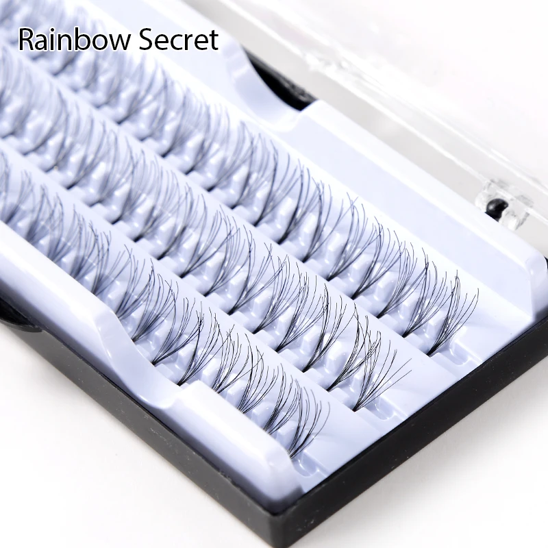 

Rainbow Secret 1 box 60 bundles 8/10/12/14 mm Eyelashes Individual Lashes false eyelashes extension lashes tools