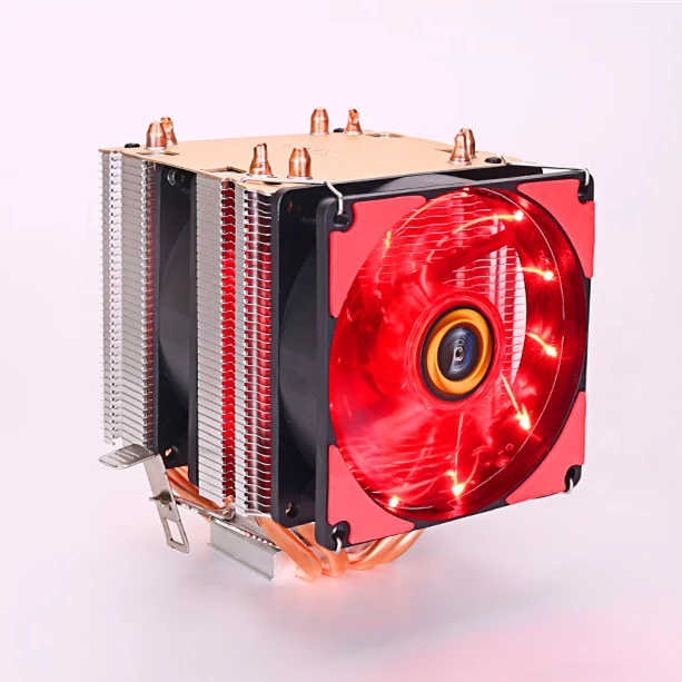Для Intel AMD 115x i3/i5/x4/x6 компьютерный процессор радиатор плавники бесшумное