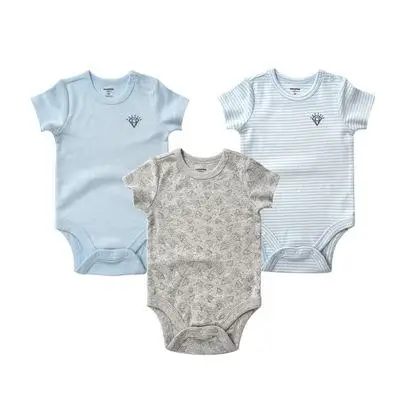 Orangemom высококачественное боди для ребенка мальчика, 3 шт./упак., Одежда для новорожденных, одежда для близнецов, одежда для маленьких девочек, Roupas, хлопковая брендовая одежда для младенцев - Цвет: blue