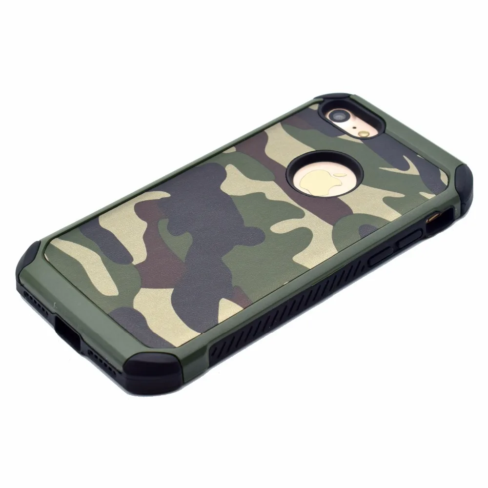 

For Samsung Galaxy S7 Edge J1 J2 J5 J7 2016 Military Camouflage Pattern Case TPU+PC Army Green Anti-knock Armor Frame Cover